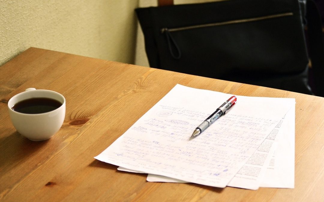 Editing papers with a pen