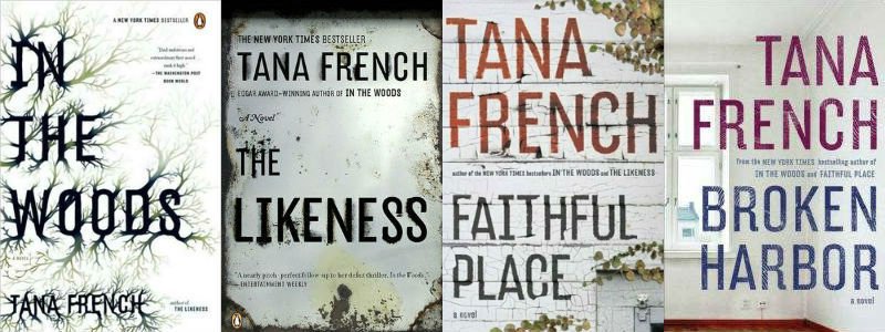 Four Tana French Book Covers